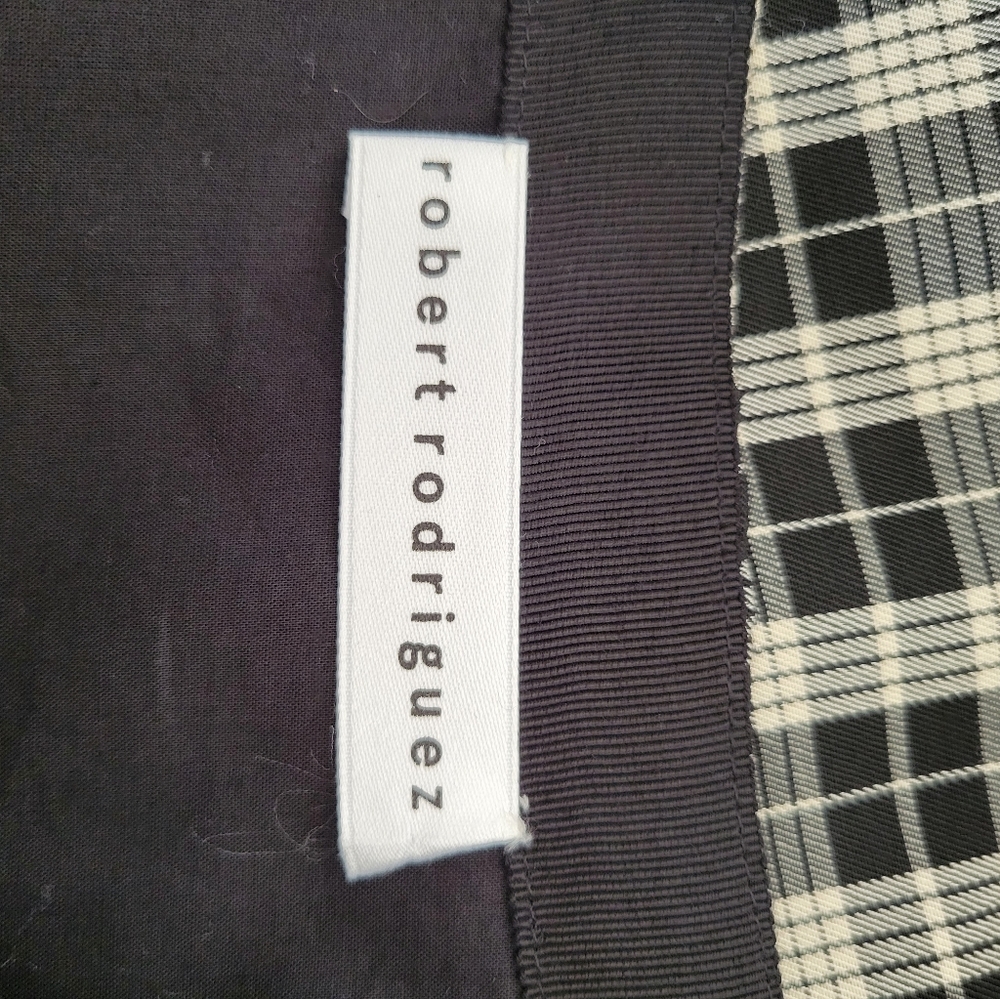 Robert Rodriguez Dark Academia Plaid Ruffle Mini Skirt Size M - Picture 7 of 10